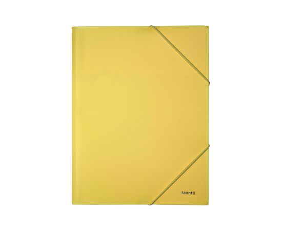 Папка на резинках Axent A4 430 мкм Pastelini yellow (1504-26-A)