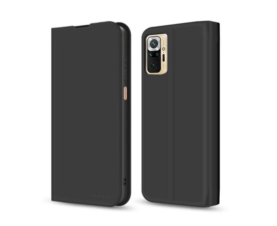 Чохол до моб. телефона MakeFuture Xiaomi Redmi Note 10 Pro Flip (Soft-Touch PU) Black (MCP-XRN10PBK)