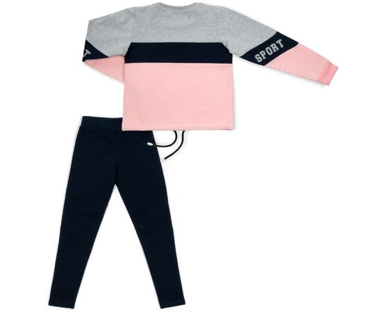 Спортивний костюм Breeze "SPORT" (16074-134G-pink), зображення 4 Спортивний костюм Breeze "SPORT" (16074-134G-pink), зображення 4