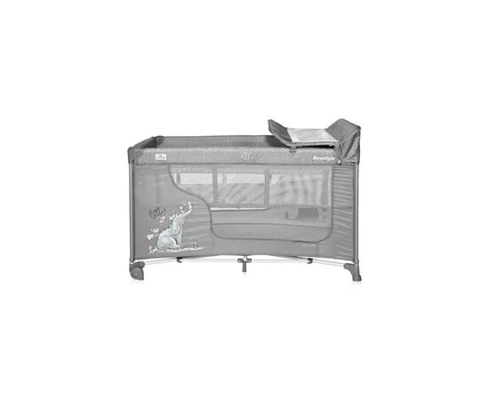 Детский манеж Bertoni/Lorelli MOONLIGHT 2L+ grey fun, изображение 2 Детский манеж Bertoni/Lorelli MOONLIGHT 2L+ grey fun, изображение 2