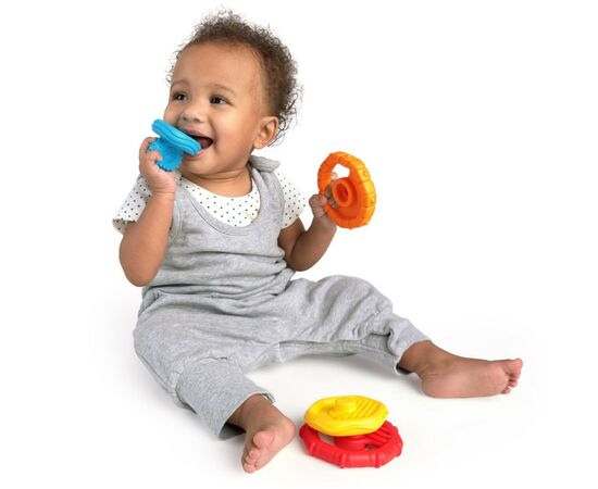 Развивающая игрушка Baby Einstein пирамидка Stack Teethe (12356), изображение 5 Развивающая игрушка Baby Einstein пирамидка Stack Teethe (12356), изображение 5