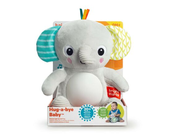 Розвиваюча іграшка Bright Starts Слоненя Hug-a-bye Baby (12498), зображення 2