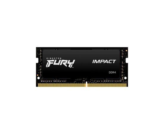 Модуль памяти для ноутбука SoDIMM DDR4 32GB 3200 MHz Fury Impact Kingston Fury (ex.HyperX) (KF432S20IB/32), изображение 2 Модуль памяти для ноутбука SoDIMM DDR4 32GB 3200 MHz Fury Impact Kingston Fury (ex.HyperX) (KF432S20IB/32), изображение 2