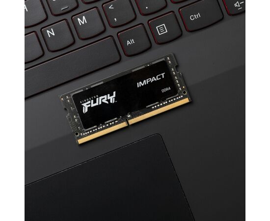 Модуль памяти для ноутбука SoDIMM DDR4 32GB 3200 MHz Fury Impact Kingston Fury (ex.HyperX) (KF432S20IB/32), изображение 5 Модуль памяти для ноутбука SoDIMM DDR4 32GB 3200 MHz Fury Impact Kingston Fury (ex.HyperX) (KF432S20IB/32), изображение 5