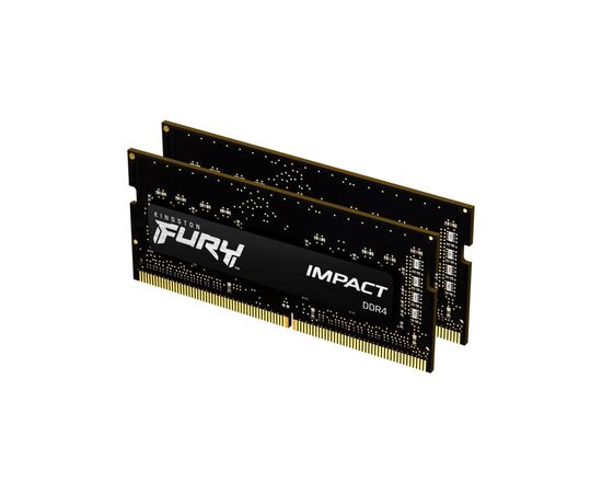 Модуль пам'яті для ноутбука SoDIMM DDR4 16GB (2x8GB) 3200 MHz Fury Impact Kingston Fury (ex.HyperX) (KF432S20IBK2/16)
