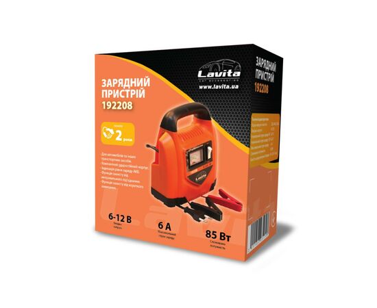 Зарядное устройство для автомобильного аккумулятора Lavita 192208, изображение 5 Зарядное устройство для автомобильного аккумулятора Lavita 192208, изображение 5