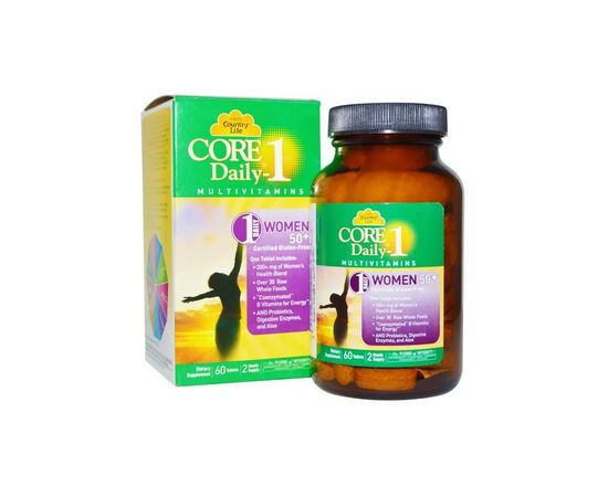 Мультивітамін Country Life Мультивітаміни для Жінок, 50+, Core Daily-1 for Women 50+, 6 (CLF-08196)
