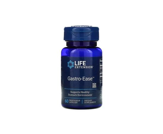 Вітамінно-мінеральний комплекс Life Extension Відновлення Шлунка, Gastro-Ease, 60 вегетаріанських капс (LEX-21006)
