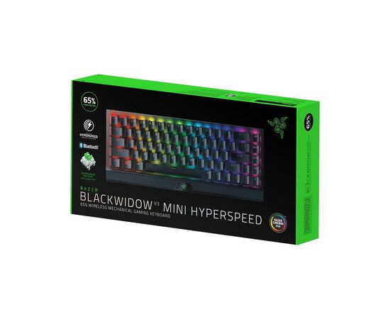 Клавиатура Razer BlackWidow V3 Mini Hyperspeed Green Switch RU (RZ03-03891600-R3R1), изображение 6 Клавиатура Razer BlackWidow V3 Mini Hyperspeed Green Switch RU (RZ03-03891600-R3R1), изображение 6