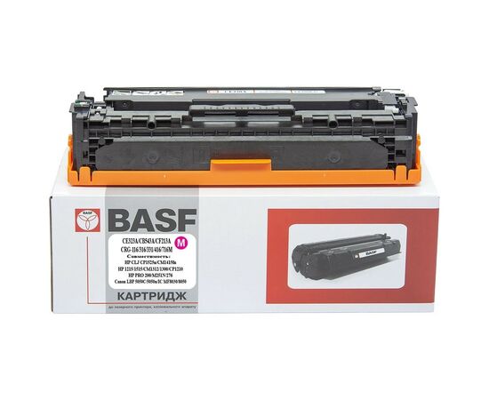 Картридж BASF HP CLJ CP1525n/CE323A/CB543A/CF213A Magenta (BASF-KT-CE323A-U)