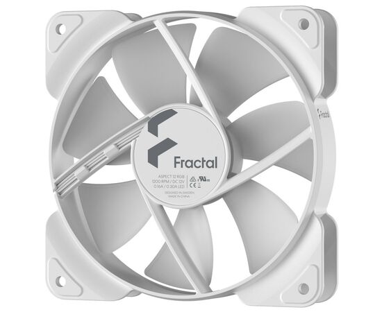 Кулер для корпуса Fractal Design Aspect 12 RGB White Frame (FD-F-AS1-1208), изображение 4 Кулер для корпуса Fractal Design Aspect 12 RGB White Frame (FD-F-AS1-1208), изображение 4