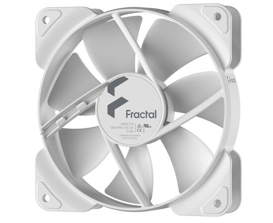 Кулер для корпуса Fractal Design Aspect 12 White (FD-F-AS1-1202), изображение 2 Кулер для корпуса Fractal Design Aspect 12 White (FD-F-AS1-1202), изображение 2