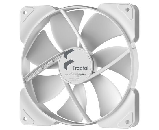 Кулер для корпуса Fractal Design Aspect 14 White (FD-F-AS1-1402), изображение 2 Кулер для корпуса Fractal Design Aspect 14 White (FD-F-AS1-1402), изображение 2
