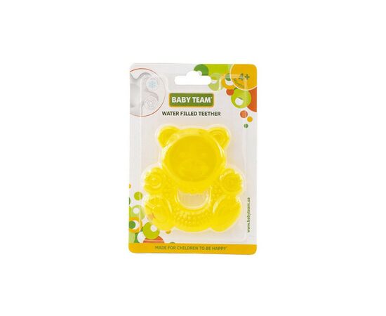Прорізувач Baby Team з водою Ведмежатко (4004_мишка_желтый), зображення 2 Прорізувач Baby Team з водою Ведмежатко (4004_мишка_желтый), зображення 2