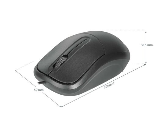 Мышка Defender ISA-531 USB Black (52531), изображение 5 Мышка Defender ISA-531 USB Black (52531), изображение 5