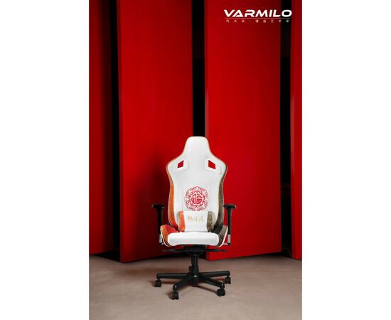 Кресло игровое Varmilo Oriental Charm Racing Black/White (RACB002-01), изображение 3 Кресло игровое Varmilo Oriental Charm Racing Black/White (RACB002-01), изображение 3