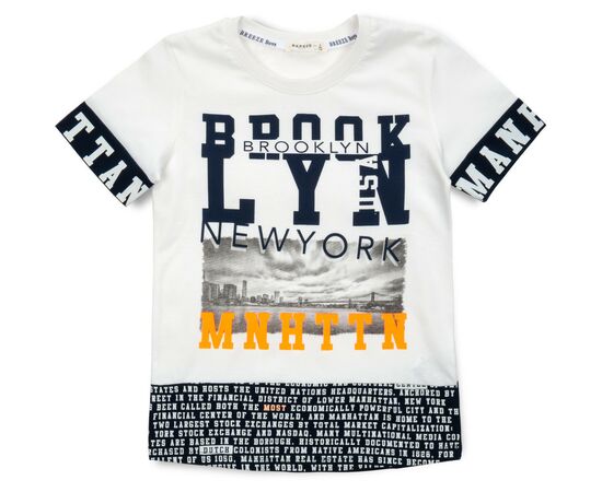 Футболка дитяча Breeze "BROOKLYN" (15647-146B-cream)