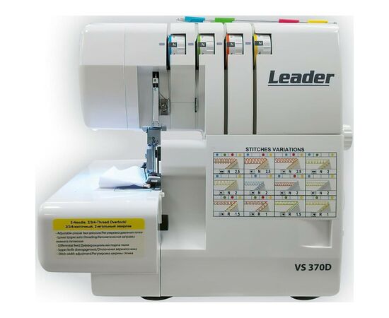Оверлок Leader VS370D, изображение 5 Оверлок Leader VS370D, изображение 5