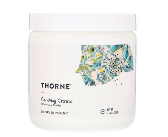 Витаминно-минеральный комплекс Thorne Research Кальций и Магний, Cal-Mag Citrate, Effervescent Powder, 214 (THR-22202)