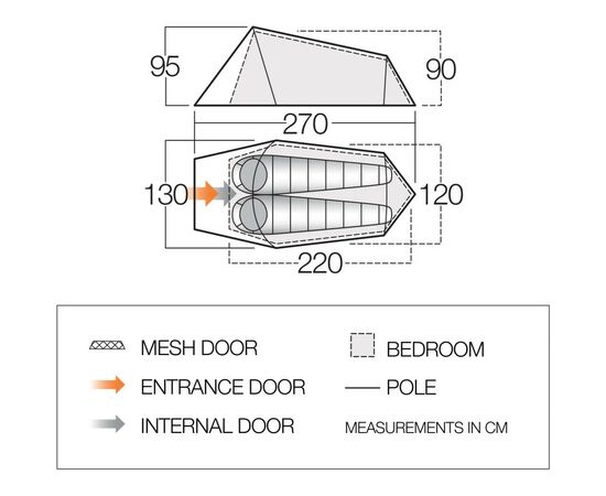 Палатка Vango Soul 200 Treetops (926353), изображение 2 Палатка Vango Soul 200 Treetops (926353), изображение 2