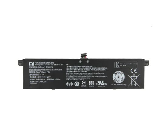 Аккумулятор для ноутбука Xiaomi R13B02W (Mi Book Air 13.3"), 5320mAh (39Wh), 4cell, 7.6V, Li (A47638)