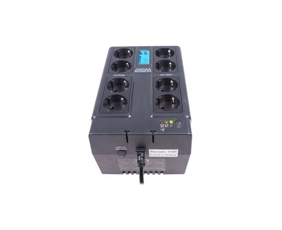 Источник бесперебойного питания Powercom CUB-850N LCD, изображение 4 Источник бесперебойного питания Powercom CUB-850N LCD, изображение 4