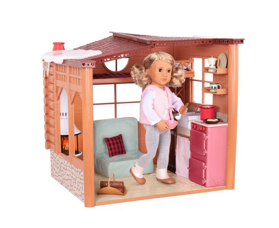 Игровой набор Our Generation Дом с аксессуарами Cozy Cabin (BD37961), изображение 3 Игровой набор Our Generation Дом с аксессуарами Cozy Cabin (BD37961), изображение 3