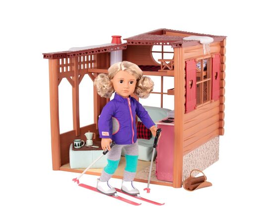 Игровой набор Our Generation Дом с аксессуарами Cozy Cabin (BD37961), изображение 4 Игровой набор Our Generation Дом с аксессуарами Cozy Cabin (BD37961), изображение 4