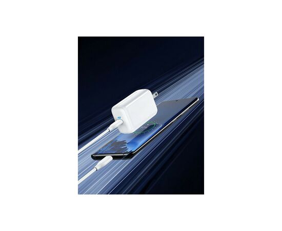 Зарядное устройство Anker PowerPort III 65W Pod PPS+GaN (White) (A2712H21), изображение 3