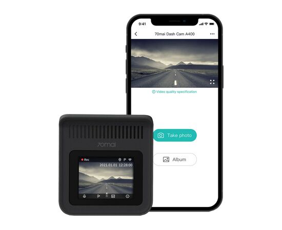 Видеорегистратор Xiaomi 70mai А400 grey (А400), изображение 4 Видеорегистратор Xiaomi 70mai А400 grey (А400), изображение 4