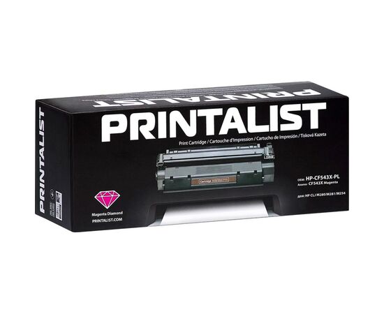 Картридж Printalist HP CLJ M280/M281/M254/ CF543X Magenta (HP-CF543X-PL), изображение 2 Картридж Printalist HP CLJ M280/M281/M254/ CF543X Magenta (HP-CF543X-PL), изображение 2