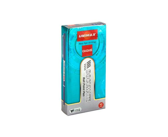 Ручка шариковая Unimax Documate, синяя (UX-120-02), изображение 3 Ручка шариковая Unimax Documate, синяя (UX-120-02), изображение 3