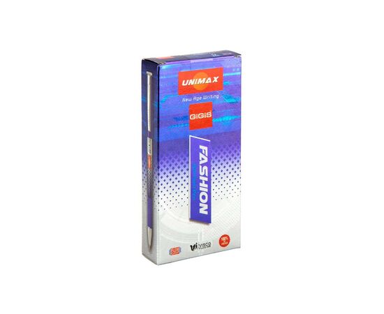 Ручка шариковая Unimax Fashion, синяя (UX-121-02), изображение 3 Ручка шариковая Unimax Fashion, синяя (UX-121-02), изображение 3