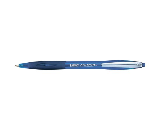 Ручка шариковая Bic автоматическая Atlantis с резиновым грипом Синяя (bc9021322)