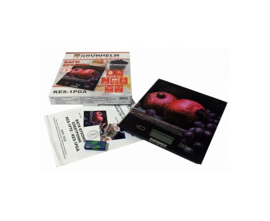 Весы кухонные Grunhelm KES-1PGA, изображение 4 Весы кухонные Grunhelm KES-1PGA, изображение 4