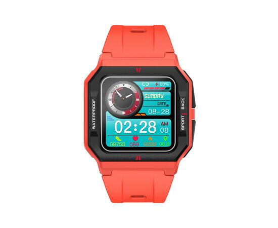 Смарт-часы Gelius Pro GP-SW006 (Old School) (IPX7) Red (00000086358), изображение 2 Смарт-часы Gelius Pro GP-SW006 (Old School) (IPX7) Red (00000086358), изображение 2