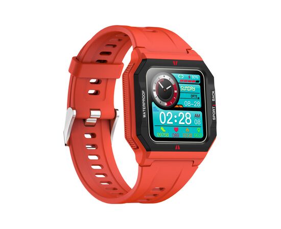 Смарт-часы Gelius Pro GP-SW006 (Old School) (IPX7) Red (00000086358), изображение 3 Смарт-часы Gelius Pro GP-SW006 (Old School) (IPX7) Red (00000086358), изображение 3