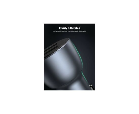 Зарядное устройство Ugreen CD213 36W 2xUSB QC 3.0 3A Car Charger (Dark Blue) (10144), изображение 7 Зарядное устройство Ugreen CD213 36W 2xUSB QC 3.0 3A Car Charger (Dark Blue) (10144), изображение 7