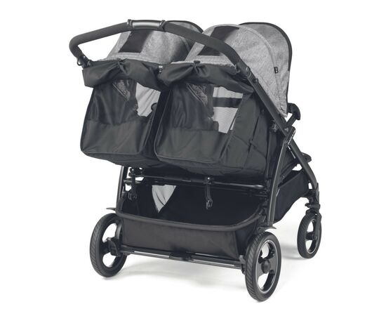 Коляска Peg-Perego Book for Two Cinder серая (IP05280000GL53RO01), изображение 2 Коляска Peg-Perego Book for Two Cinder серая (IP05280000GL53RO01), изображение 2
