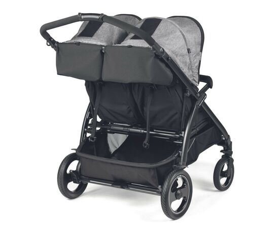 Коляска Peg-Perego Book for Two Cinder серая (IP05280000GL53RO01), изображение 3 Коляска Peg-Perego Book for Two Cinder серая (IP05280000GL53RO01), изображение 3