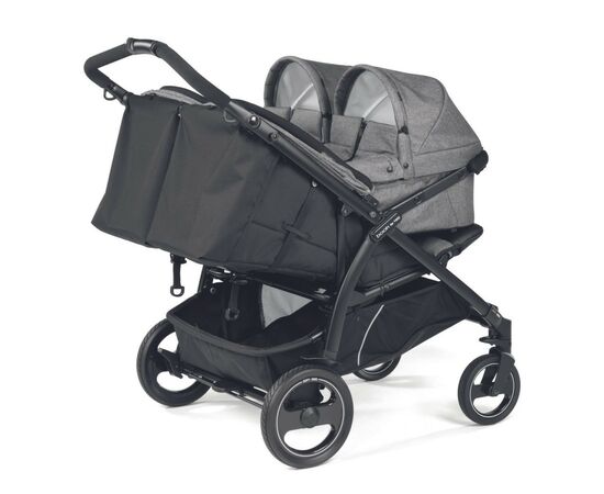 Коляска Peg-Perego Book for Two Cinder серая (IP05280000GL53RO01), изображение 6 Коляска Peg-Perego Book for Two Cinder серая (IP05280000GL53RO01), изображение 6