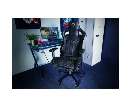 Кресло игровое Trust GXT 712 Resto Pro Black (23784), изображение 2 Кресло игровое Trust GXT 712 Resto Pro Black (23784), изображение 2