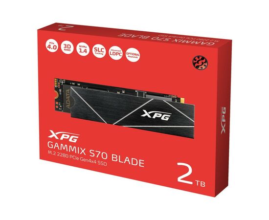 Накопитель SSD M.2 2280 2TB ADATA (AGAMMIXS70B-2T-CS), изображение 5 Накопитель SSD M.2 2280 2TB ADATA (AGAMMIXS70B-2T-CS), изображение 5