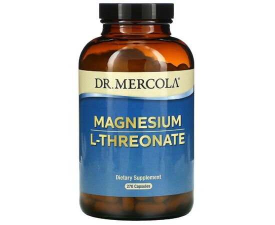 Минералы Dr. Mercola Магний L-Треонат, Magnesium L-Threonate, 270 капсул (MCL-03069)