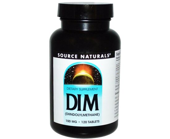 Витаминно-минеральный комплекс Source Naturals DIM (дииндолилметан) 100мг, 120 таблеток (SN1567)