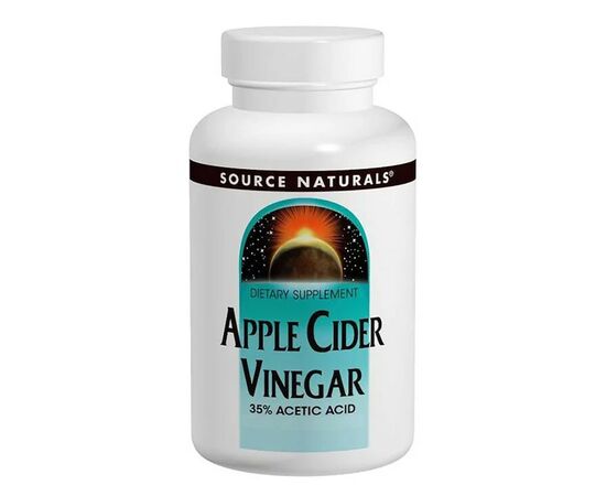 Витаминно-минеральный комплекс Source Naturals Яблочный Уксус 500мг, 180 таблеток (SN1356)