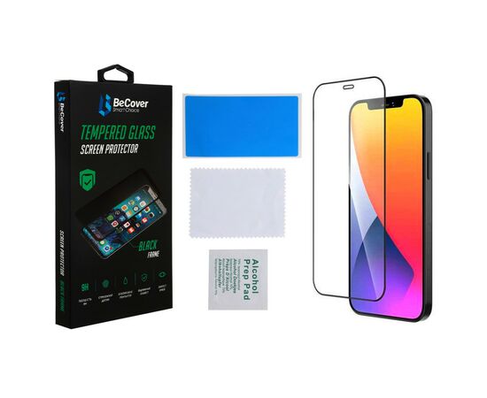 Стекло защитное BeCover Apple iPhone 13 Pro Max Black (706664), изображение 3