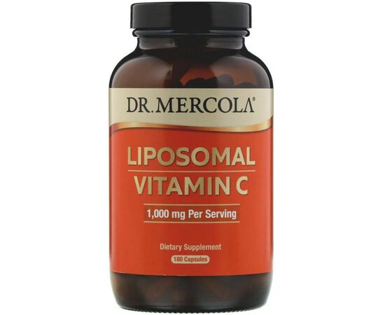 Витамин Dr. Mercola Витамин C в липосомах, 1000 мг, Liposomal Vitamin C, 180 ка (MCL-01559)