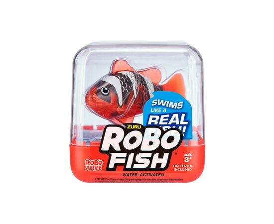 Интерактивная игрушка Pets & Robo Alive Роборыбка красная (7125SQ1-5), изображение 2 Интерактивная игрушка Pets & Robo Alive Роборыбка красная (7125SQ1-5), изображение 2