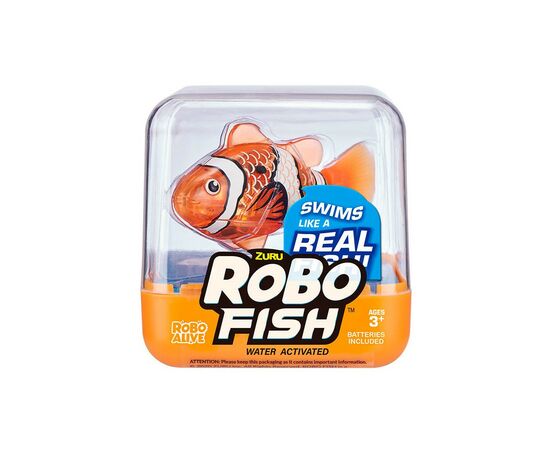 Интерактивная игрушка Pets & Robo Alive Роборыбка оранжевая (7125SQ1-4), изображение 2 Интерактивная игрушка Pets & Robo Alive Роборыбка оранжевая (7125SQ1-4), изображение 2